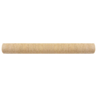 vidaXL Privacy Net Beige 2x25 m HDPE 150 g/m² 3