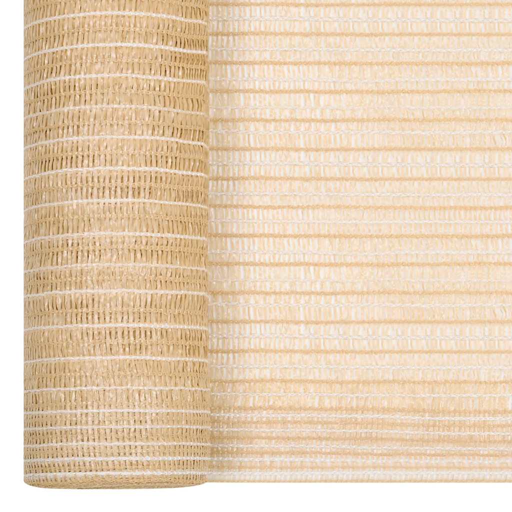vidaXL Privacy Net Beige 1.5x25 m HDPE 195 g/m² 2