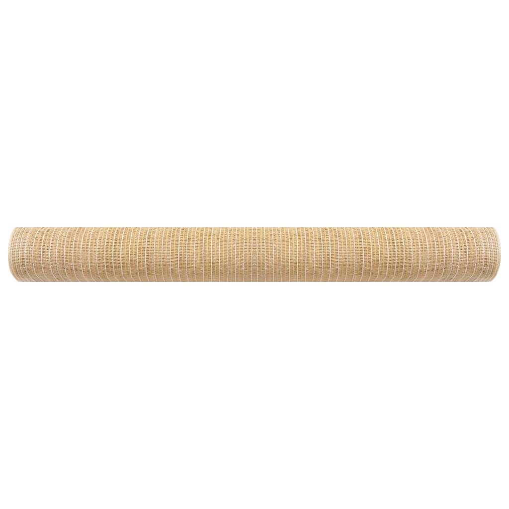 vidaXL Privacy Net Beige 1.5x25 m HDPE 195 g/m² 3