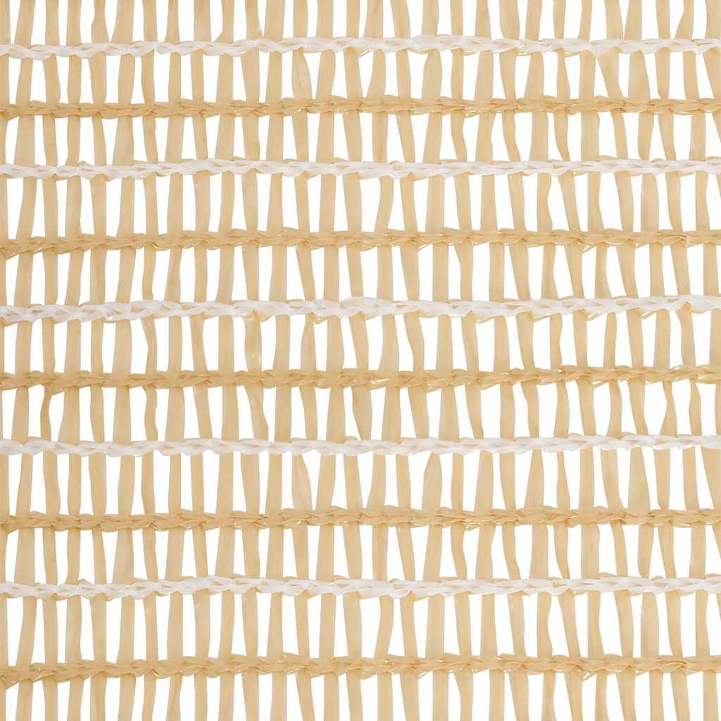 vidaXL Privacy Net Beige 1.5x25 m HDPE 195 g/m² 4