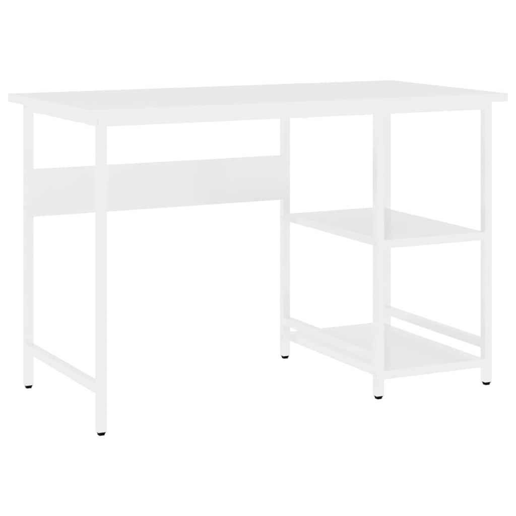 vidaXL Computer Desk | White | MDF, powder-coated metal | Medium | Durable 2