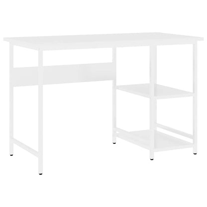 vidaXL Computer Desk | White | MDF, powder-coated metal | Medium | Durable 2
