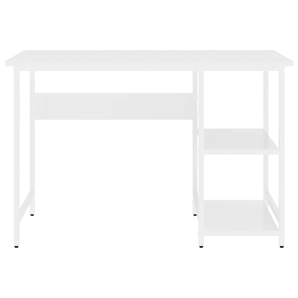 vidaXL Computer Desk | White | MDF, powder-coated metal | Medium | Durable 3