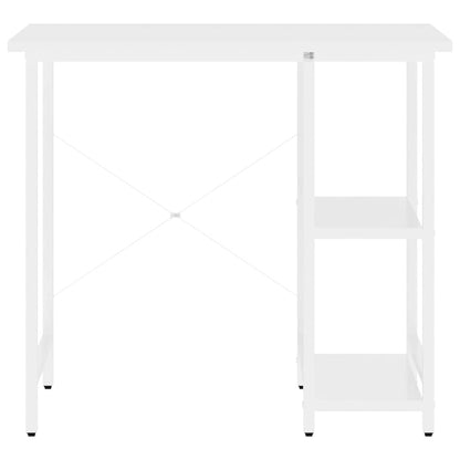 20555 vidaXL Computer Desk White 80x40x72 cm MDF and Metal 3