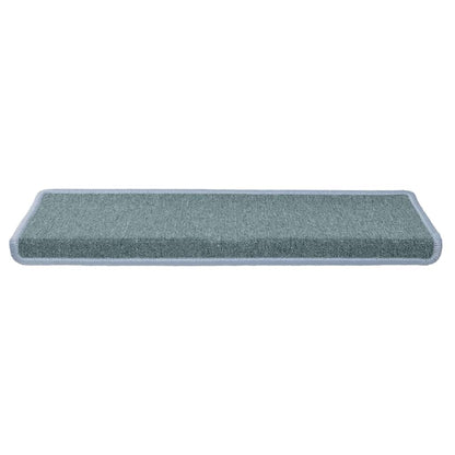 vidaXL Stair Tread | Set of 15 | Blue | Polypropylene | 65x21x4 cm | Non-slip 4