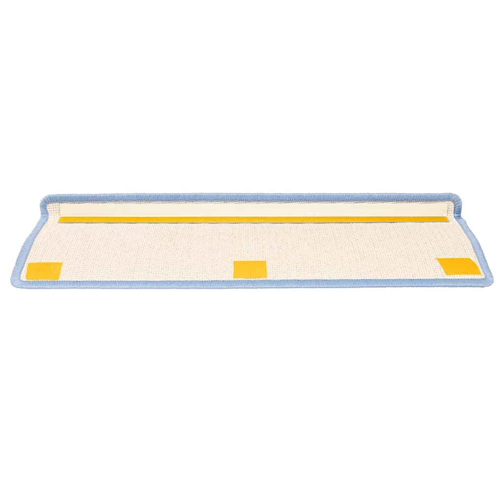 vidaXL Stair Tread | Set of 15 | Blue | Polypropylene | 65x21x4 cm | Non-slip 5