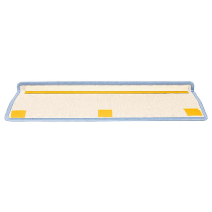 vidaXL Stair Tread | Set of 15 | Blue | Polypropylene | 65x21x4 cm | Non-slip 5