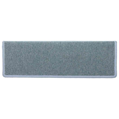 vidaXL Stair Tread | Set of 15 | Blue | Polypropylene | 65x21x4 cm | Non-slip 6
