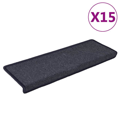 vidaXL Stair Tread | Set of 15 | Grey and Blue 2