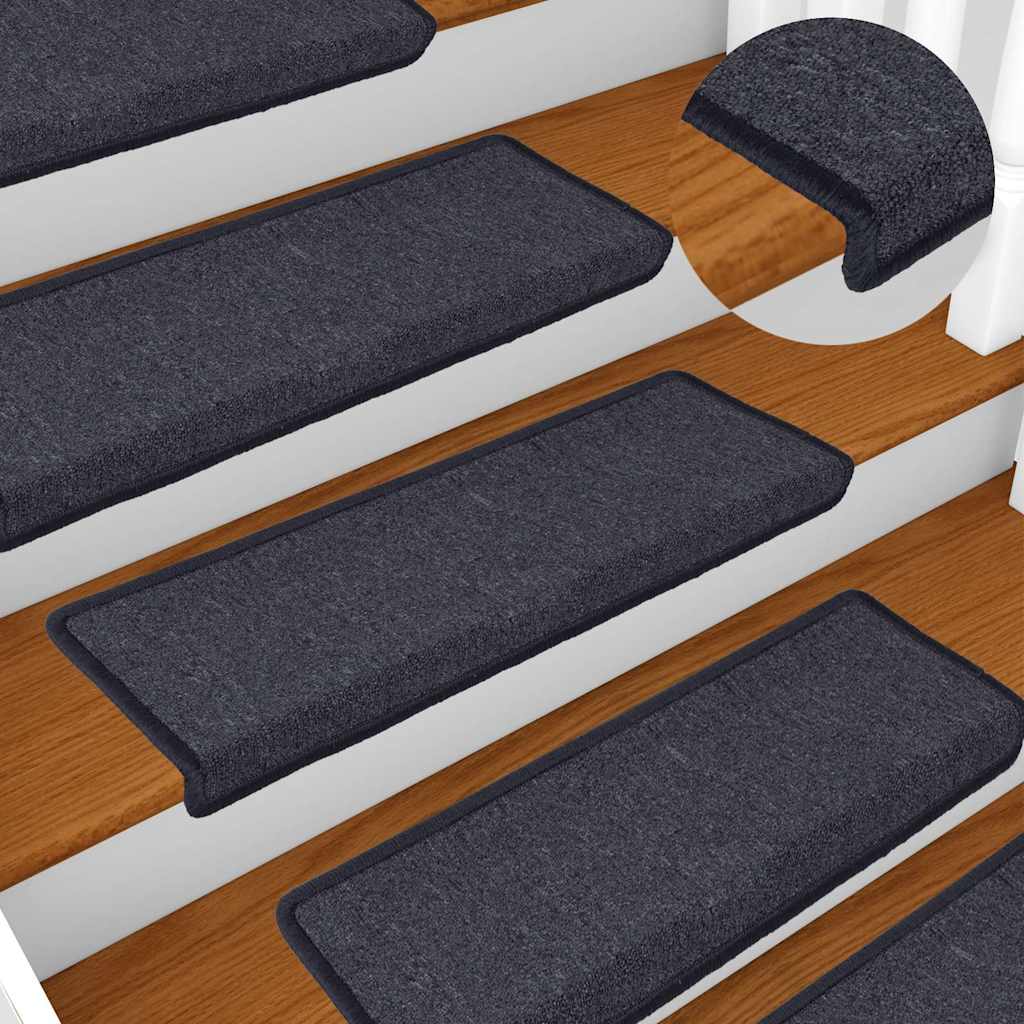 vidaXL Stair Tread | Set of 15 | Grey and Blue 1