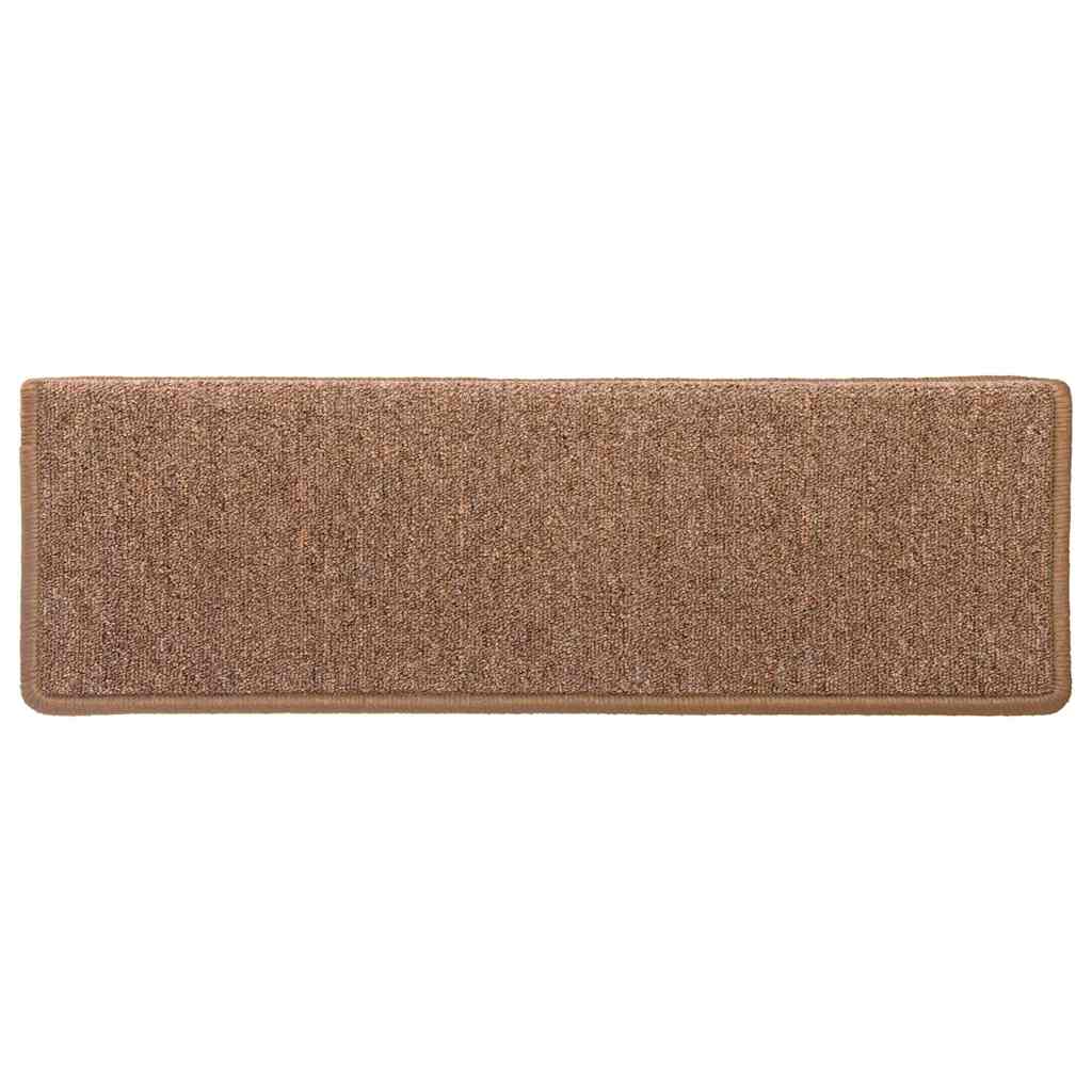 vidaXL Stair Tread | Set of 15 | Brown 6
