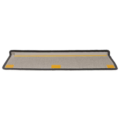 vidaXL Stair Tread | Set of 15 | Grey and black | 100% Polypropylene 5