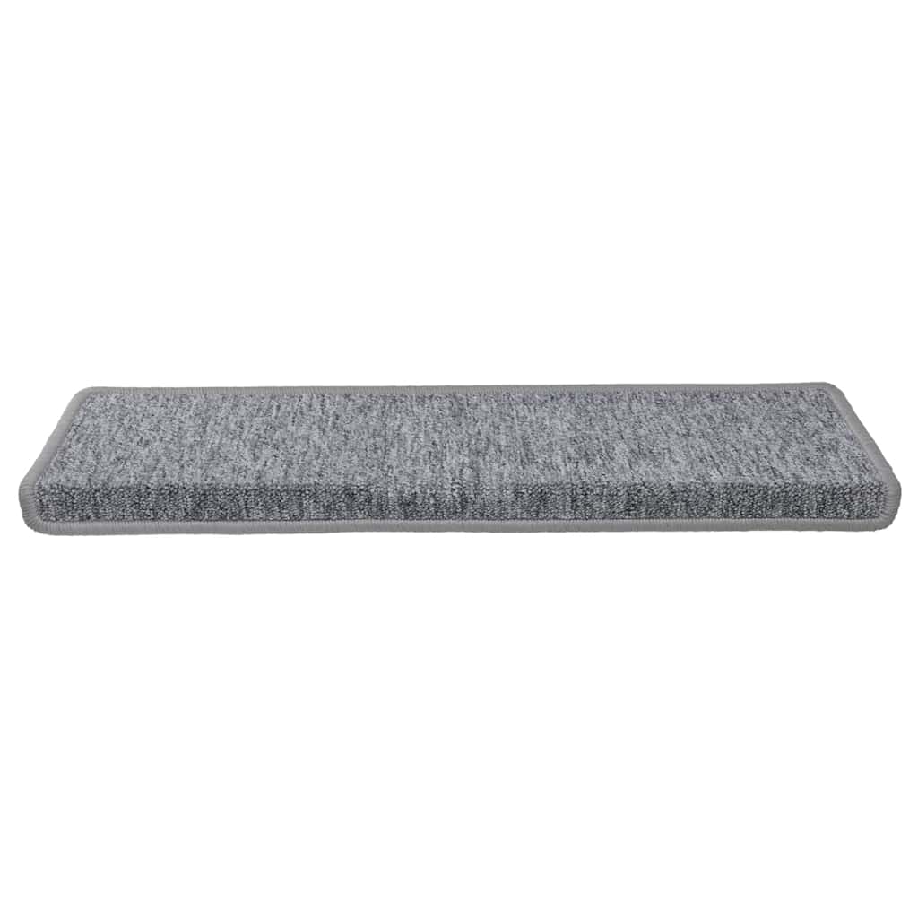 vidaXL Stair Tread | Set of 15 | White and Grey 4