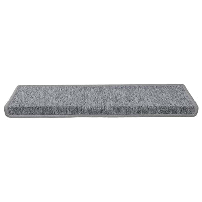 vidaXL Stair Tread | Set of 15 | White and Grey 4