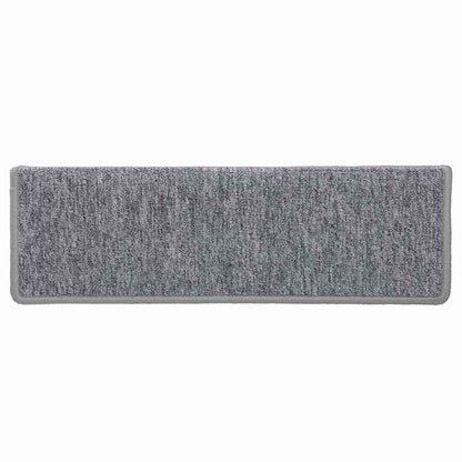 vidaXL Stair Tread | Set of 15 | White and Grey 6