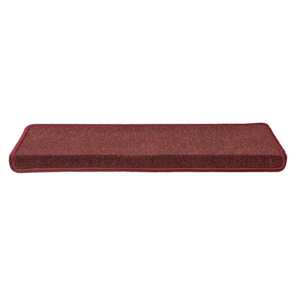 vidaXL Stair Tread | Set of 15 | Matte Red | 100% Polypropylene | Non-slip 4