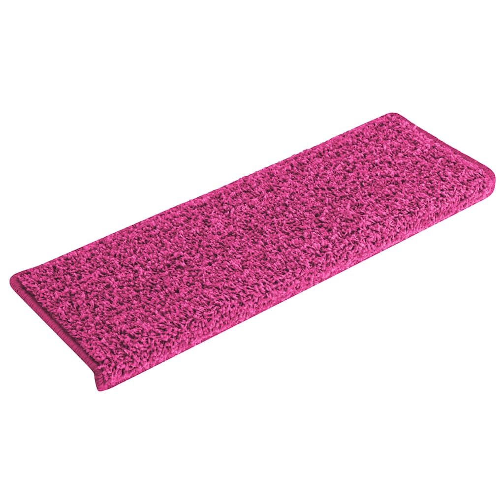 vidaXL Stair Tread | Set of 15 | Pink | 100% polypropylene | 65 x 21 x 4 cm 3