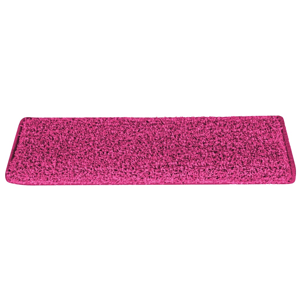 vidaXL Stair Tread | Set of 15 | Pink | 100% polypropylene | 65 x 21 x 4 cm 4