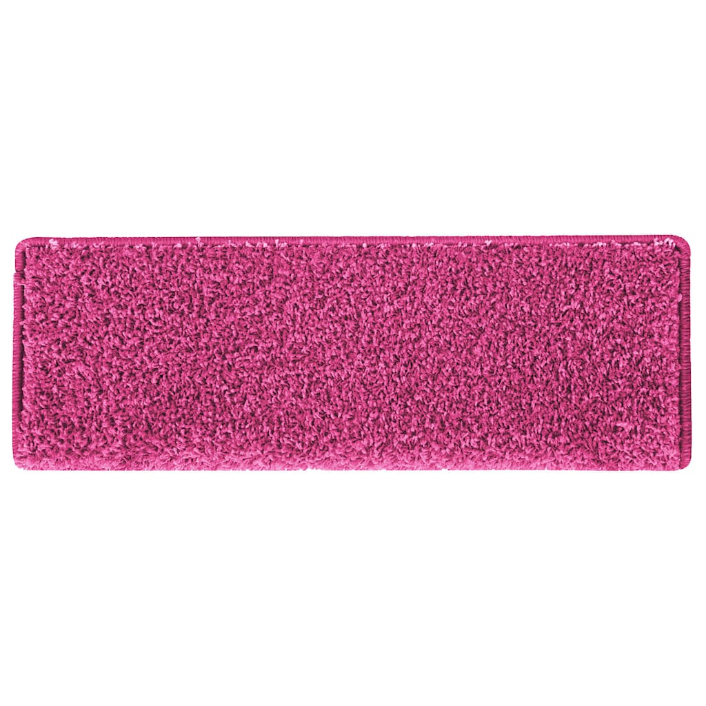 vidaXL Stair Tread | Set of 15 | Pink | 100% polypropylene | 65 x 21 x 4 cm 5