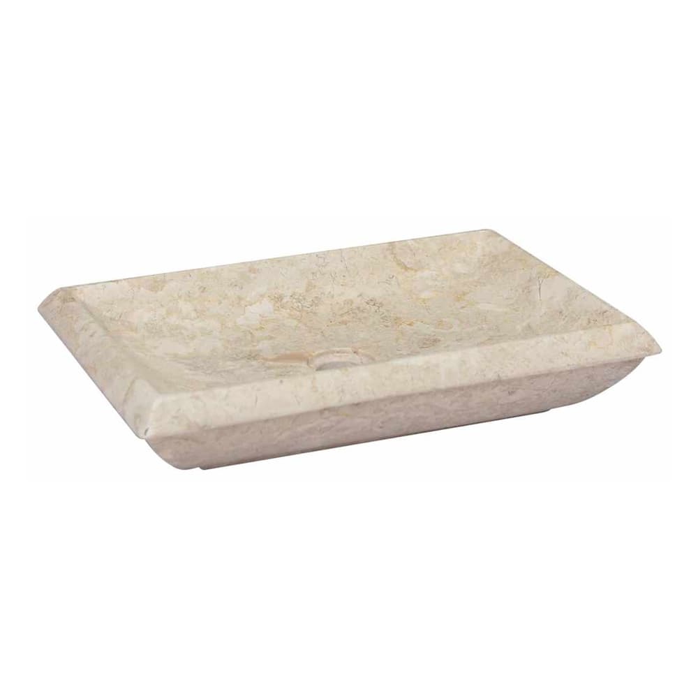 Sink 50x35x10 cm Marble Cream