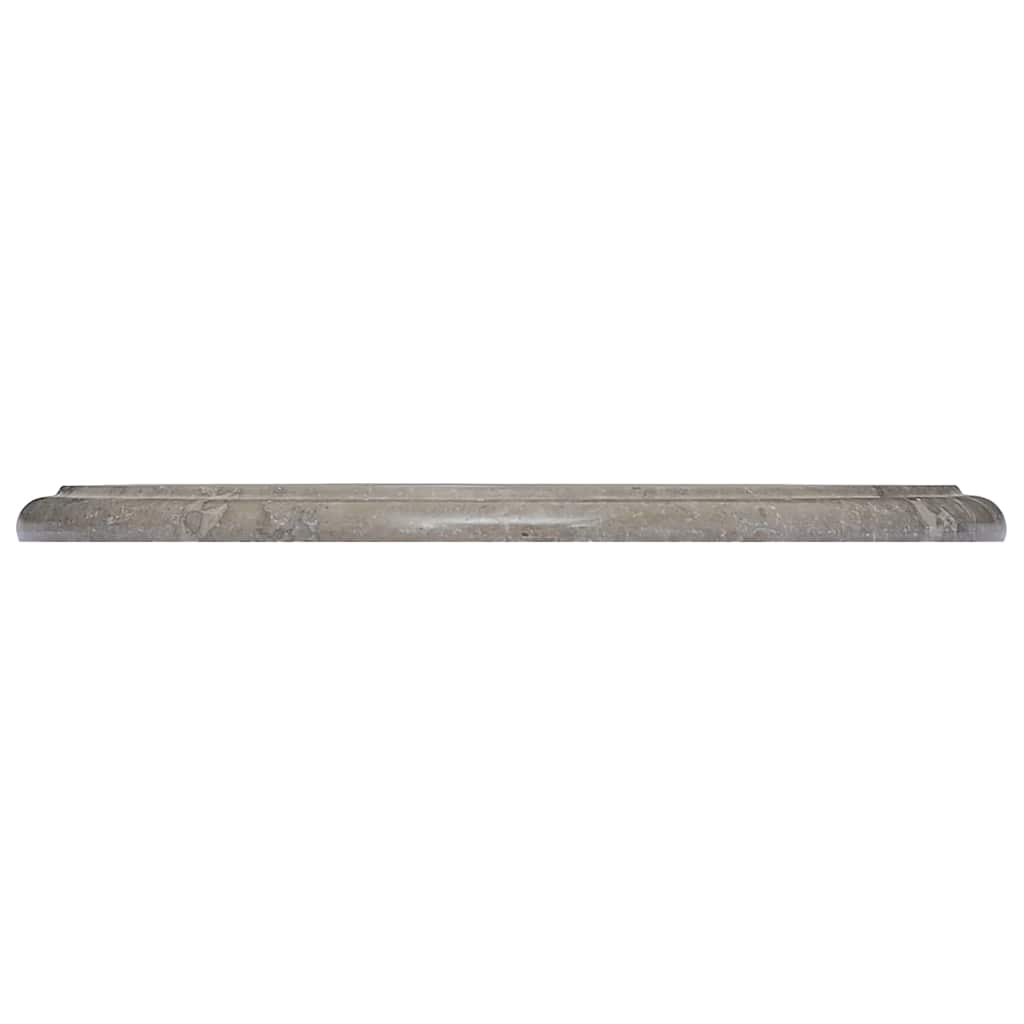 vidaXL Table Top Grey Ø40x2.5 cm Marble 4