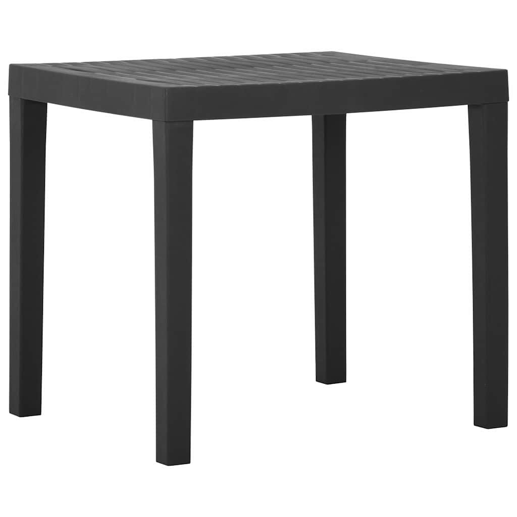 vidaXL Garden Table | Grey | Plastic | Medium | Durable | Garden Table 1