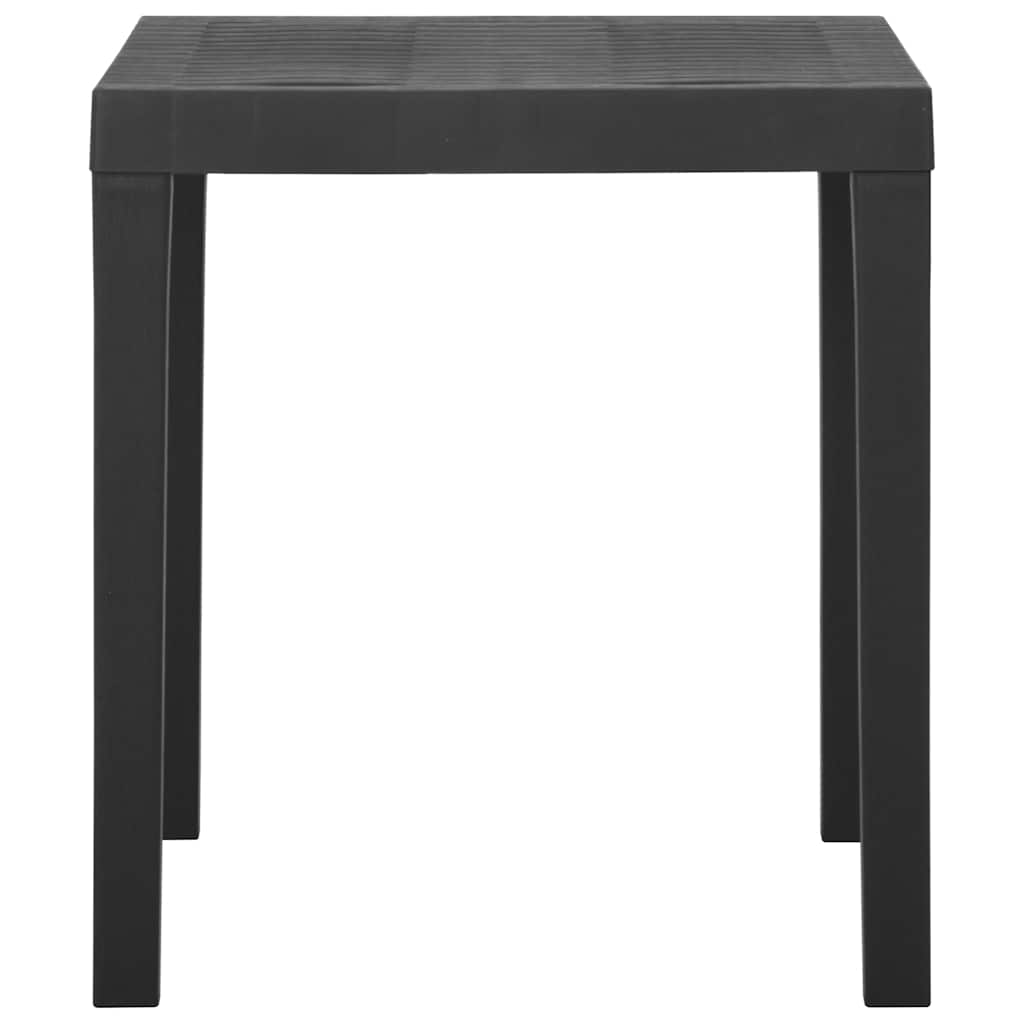 vidaXL Garden Table | Grey | Plastic | Medium | Durable | Garden Table 3
