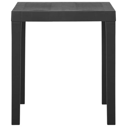 vidaXL Garden Table | Grey | Plastic | Medium | Durable | Garden Table 3