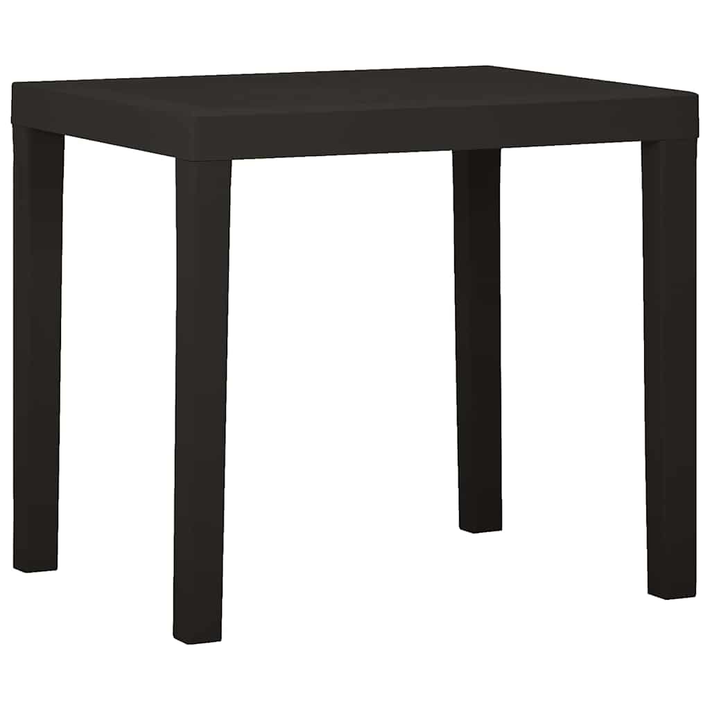 vidaXL Garden Table | Anthracite | Plastic | Medium | Lightweight | Garden Table 1