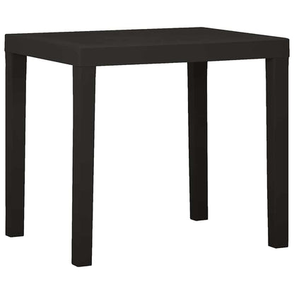 vidaXL Garden Table | Anthracite | Plastic | Medium | Lightweight | Garden Table 1