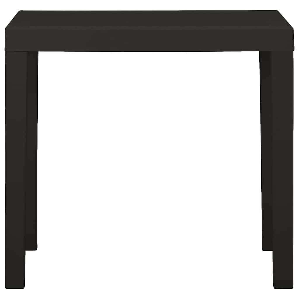 vidaXL Garden Table | Anthracite | Plastic | Medium | Lightweight | Garden Table 2