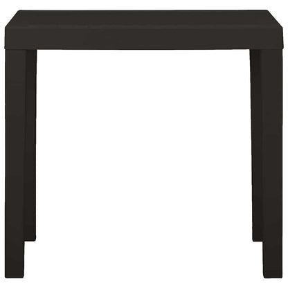 vidaXL Garden Table | Anthracite | Plastic | Medium | Lightweight | Garden Table 2