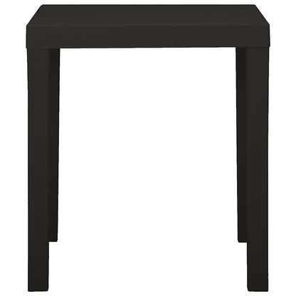 vidaXL Garden Table | Anthracite | Plastic | Medium | Lightweight | Garden Table 3