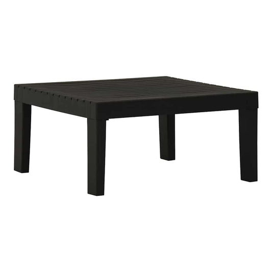Garden Lounge Table Plastic Grey
