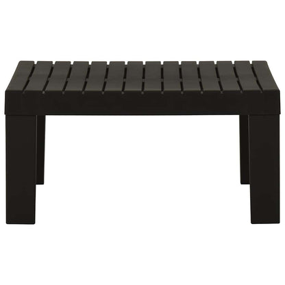 vidaXL Lounge Table | Grey | Plastic | 65 x 65 x 33 cm | Light Weight 2