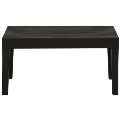 vidaXL Lounge Table | Grey | Plastic | 65 x 65 x 33 cm | Light Weight 3