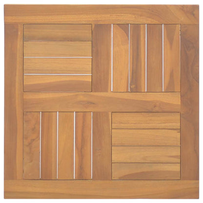 vidaXL Square Table Top 50x50x2.5 cm Solid Wood Teak 2