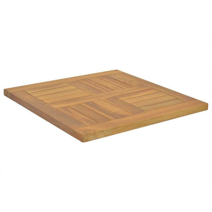 vidaXL Square Table Top 50x50x2.5 cm Solid Wood Teak 3