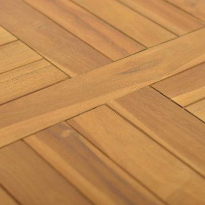 vidaXL Square Table Top 50x50x2.5 cm Solid Wood Teak 6