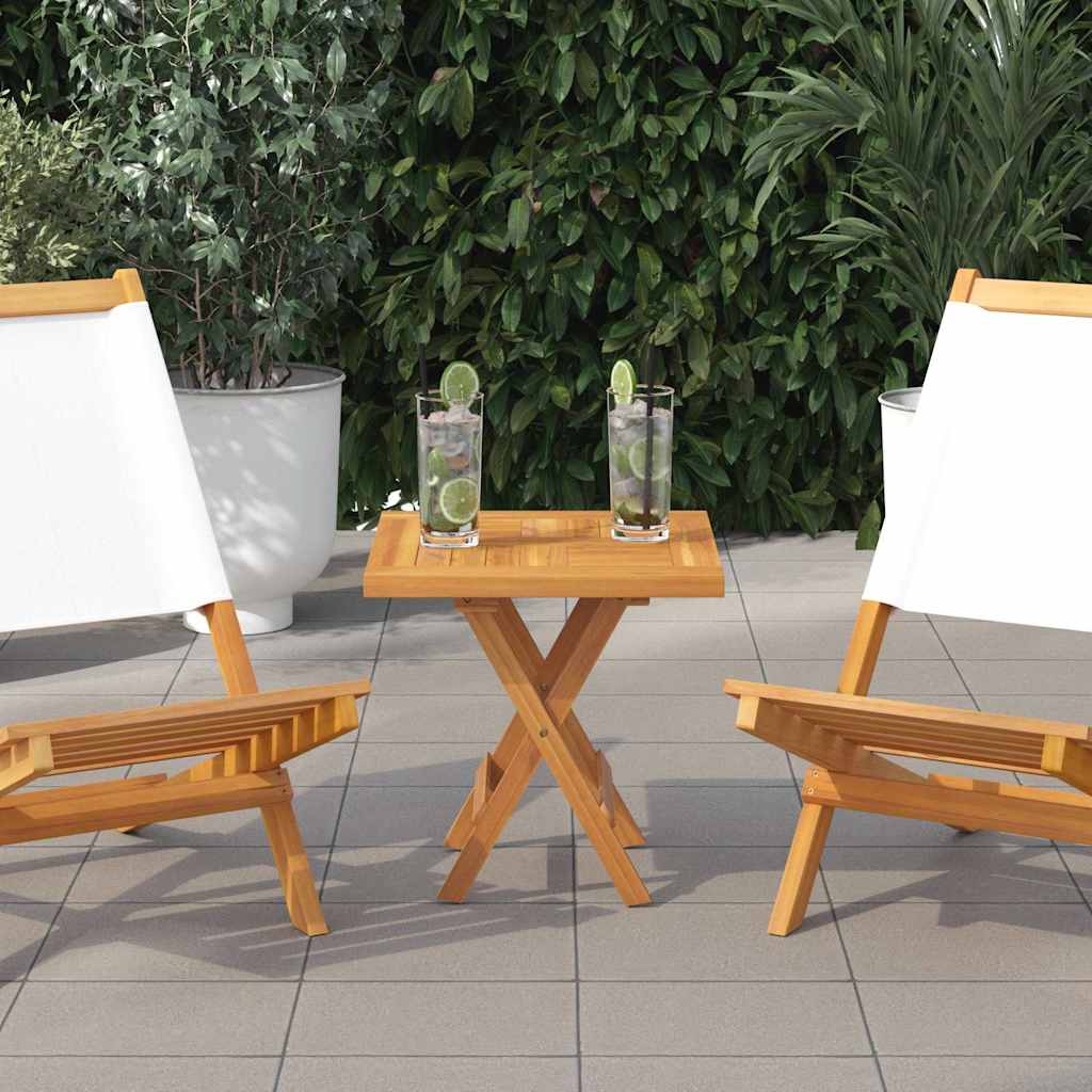 vidaXL Square Table Top 50x50x2.5 cm Solid Wood Teak 1