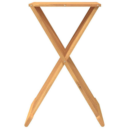 vidaXL Folding Stool 40x32.5x70 cm Solid Wood Teak 3