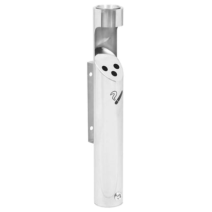 149570 vidaXL Wall Mounted Ashtray Stainless Steel 2