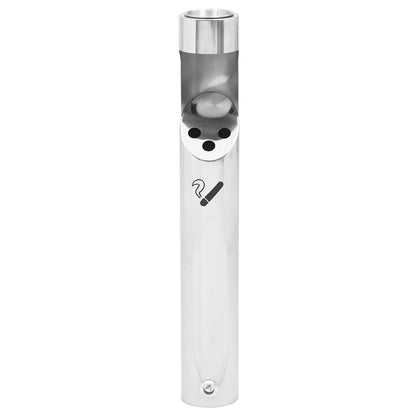 149570 vidaXL Wall Mounted Ashtray Stainless Steel 3