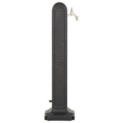 vidaXL Garden Tanker with Faucet Anthracite Stone Look 4