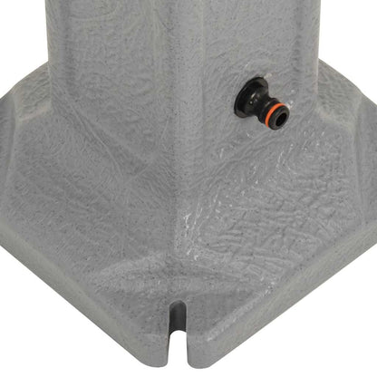 vidaXL Garden Tanker with Faucet Light Grey Stone Look 5