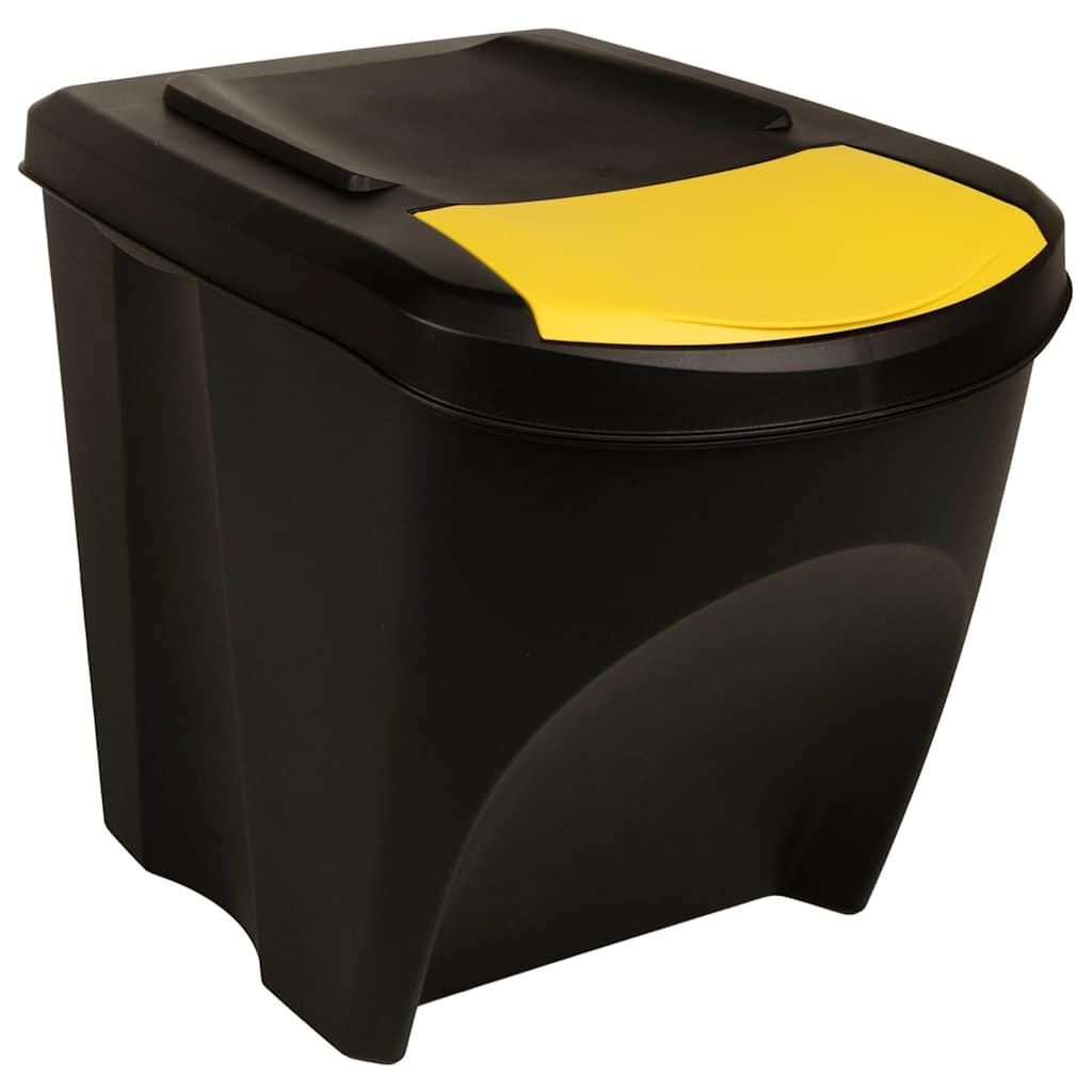 vidaXL Stackable Dustbins 4 pcs Anthracite 100 L 3