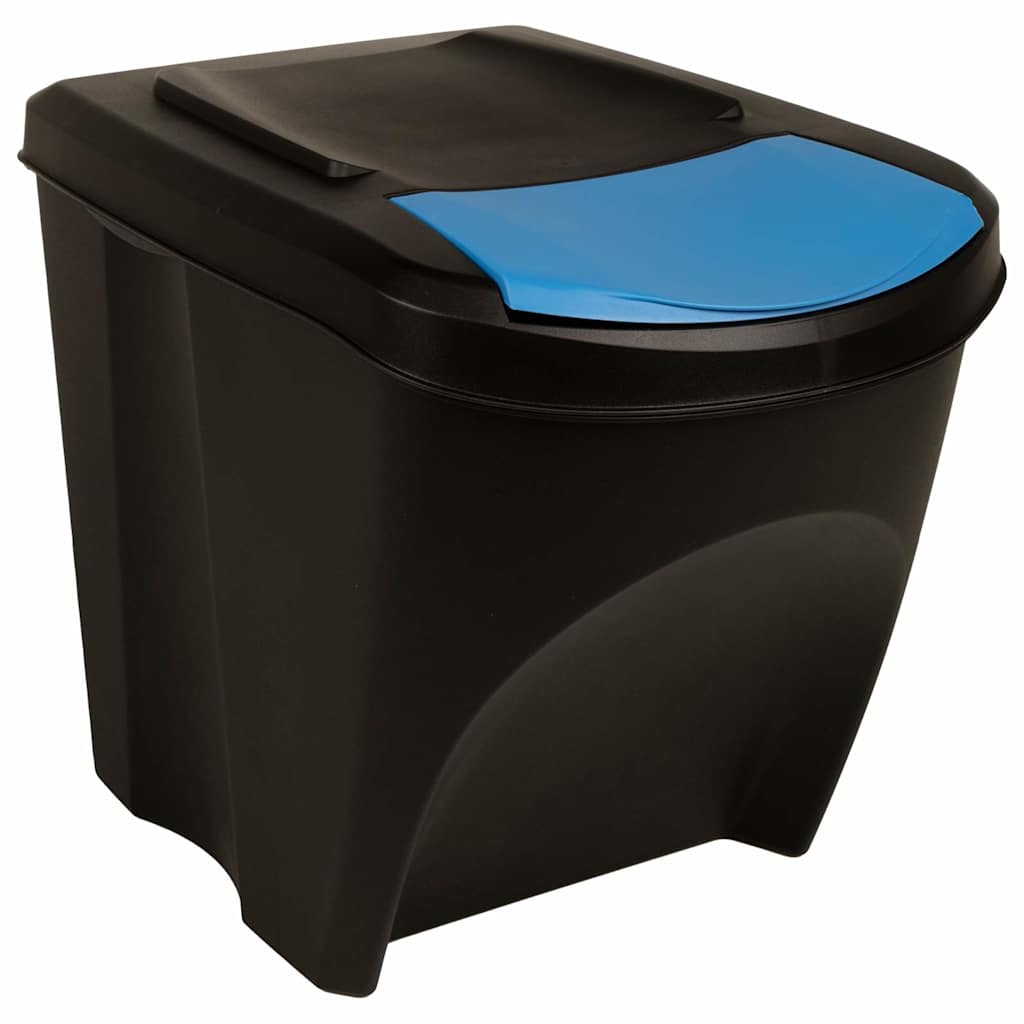 vidaXL Stackable Dustbins 4 pcs Anthracite 100 L 5