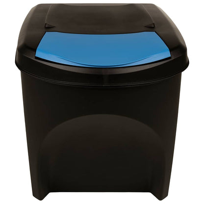 vidaXL Stackable Dustbins 4 pcs Anthracite 100 L 6