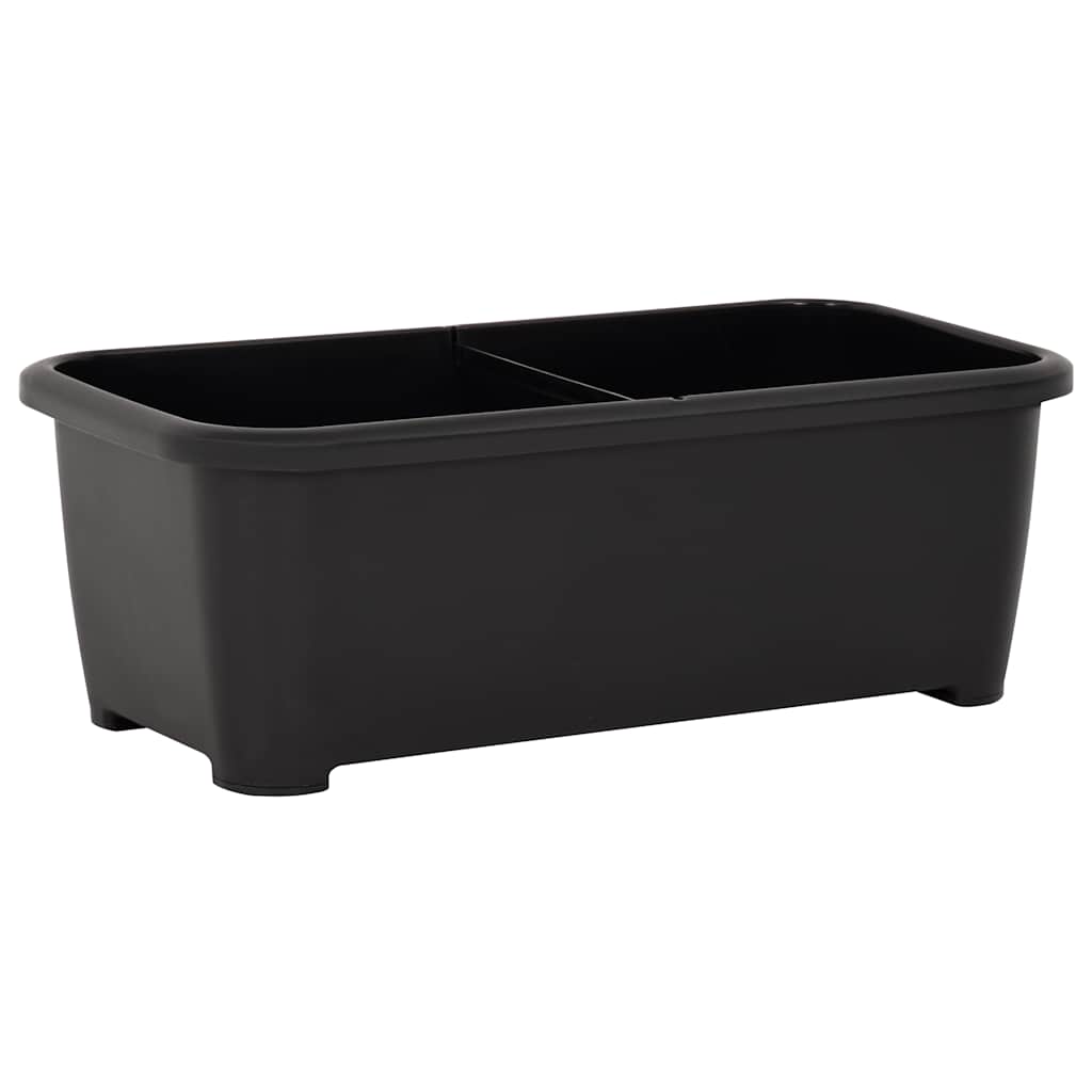 vidaXL Raised Bed | Anthracite | Polypropylene | Medium | Height-Adjustable 5