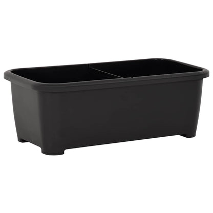 vidaXL Raised Bed | Anthracite | Polypropylene | Medium | Height-Adjustable 5